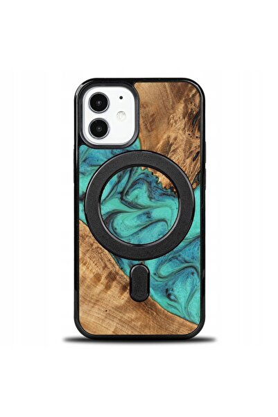 BewooDesign Husă Bewood Unique pentru iPhone 12 Mini - Turcoaz cu MagSafe
