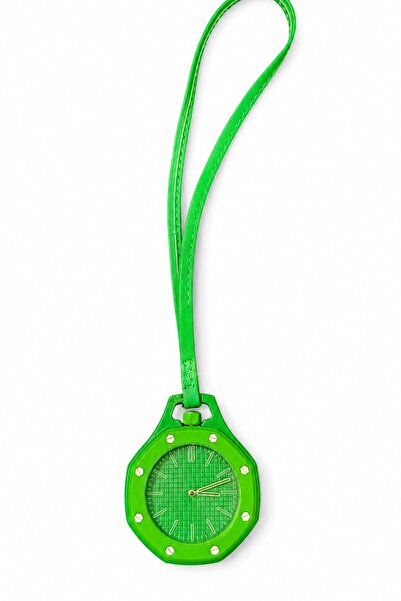 SHAKA Green Shk4009 Pop Bag Charm,With Watch Strap,Octagonal Design,Unisex,Wi...
