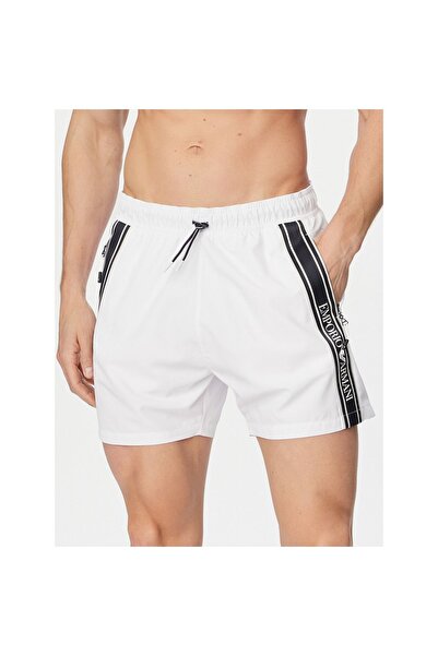 Emporio Armani Șorturi de înot pentru bărbați EM000583 AF20426 Alb