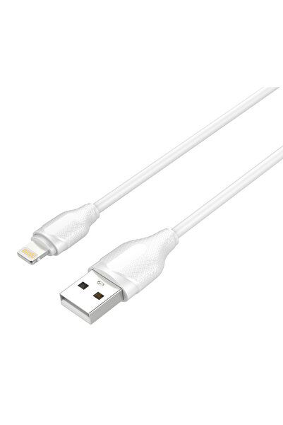 LDNIO Καλώδιο Lightning σε USB LS371, 2.1A, 1μ, λευκό