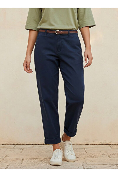 FAV Relaxed Fit Flexi Waist Belted Chinos