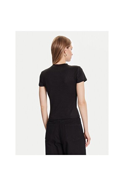 Guess Γυναικείο T-shirt W5BP07KCGM2 Μαύρο