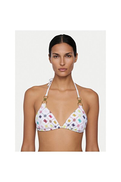 Guess Top de bikini pentru femei E6GJ37MC04R Alb