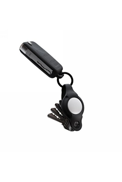 NO BRAND Organizator pentru chei KEYSMART Air Flex pentru AirTag Negru