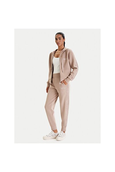 Guess Pantaloni de trening pentru femei W6RB45KBYE2 Bej