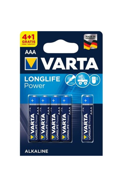 Varta Батерия LongLife Power AAA Блистер 5 (4+1)