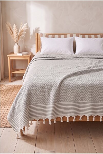 Lux Touch Milas 100% Cotton Double Bedspread & Pique |   200X230 cm |   Anti-...