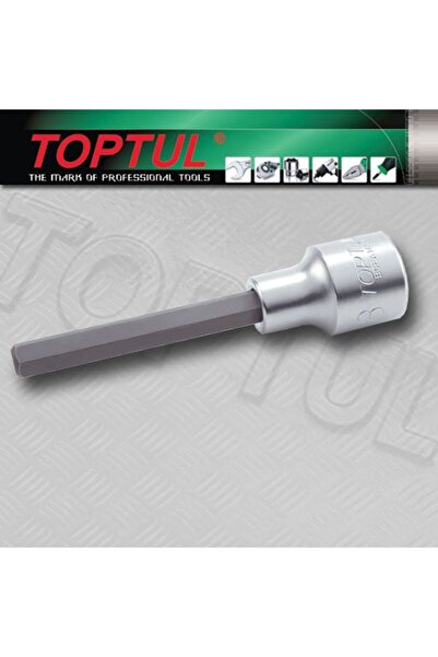 TOPTUL Long hex key end 1/2 8mm