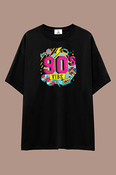 UmbraWear 90's Vibe Series Loose Fit T-Shirt |   Unisex 100% Cotton Black & W...