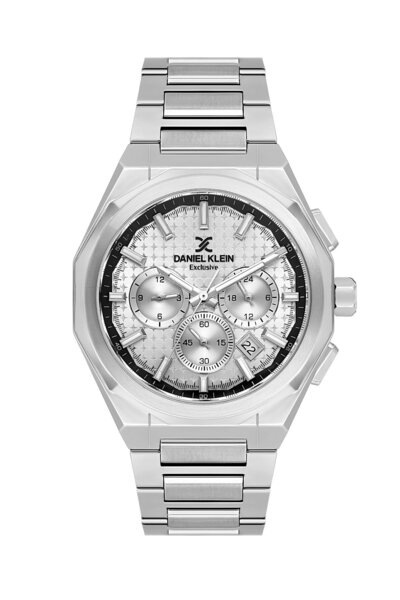 Daniel Klein Silver Color Gift Packaged 44 mm Men's Wristwatch