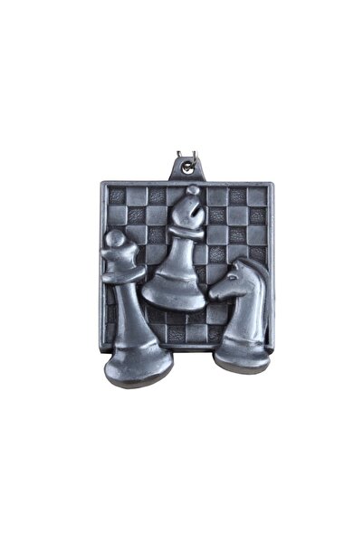 Sunrise Chess & Games Chess Award - Square Silver Medal