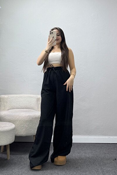 BELENDİR Women's 2 Thread Sweatpants Black