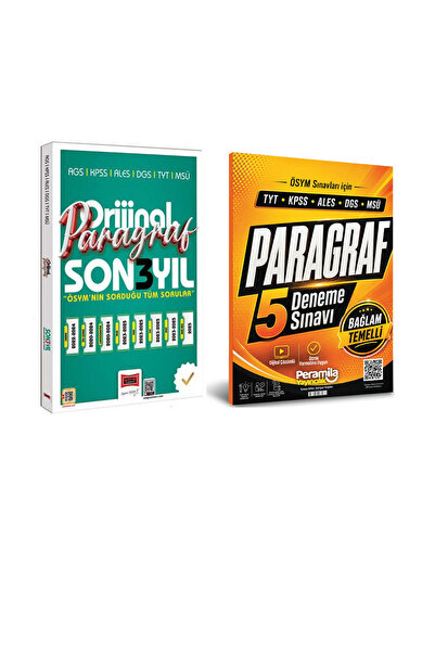 Peramila Yayıncılık 2026 Yargı KPSS AGS ALES DGS TYT MSÜ Orijinal Paragraf So...