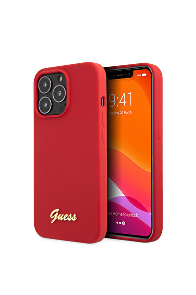 OEM Guess “Vintage Script Gold Logo Collection” Σκληρή Θήκη προστασίας από σι...