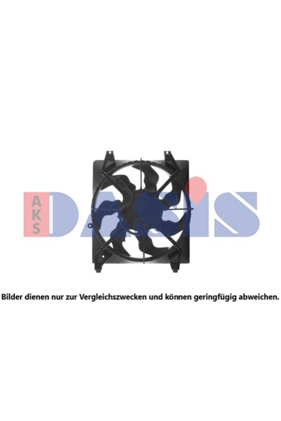 AKS DASIS Ventilator, Radiator (cu Carcasa) Hyundai Santa Fe Ii 2.2d/2.7 11.0...