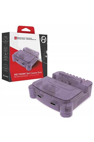 NO BRAND HYPERKIN RetroN S64 Dock pentru Nintendo Switch Violet