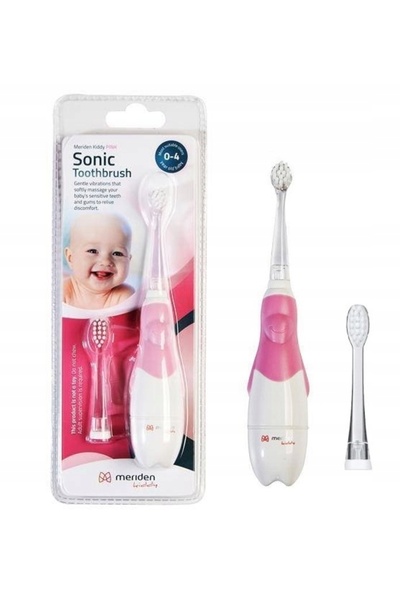 NO BRAND Periuță de dinți sonică MERIDEN Kiddy Pink