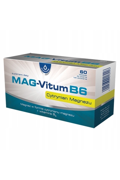 NO BRAND Complex de vitamine și minerale OLEOFARM Mag-Vitum B6 Citrinat de ma...