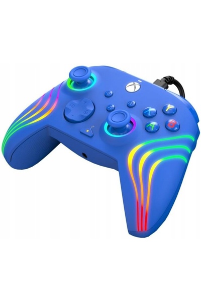 Pdp Controller Afterglow Wave Xbox S/X/One/PC Albastru