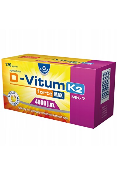 NO BRAND Complex de vitamine OLEOFARM D-Vitum K2 Forte Max 4000 j.m (120 caps...