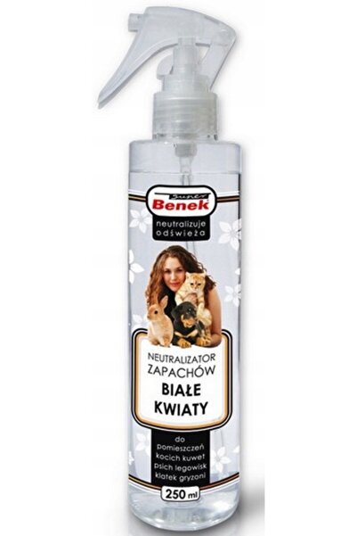 NO BRAND Neutralizator SUPER BENEK Spray cu flori albe 250 ml