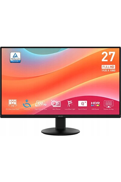 NO BRAND Monitor MSI Pro MP272L 27 1920x1080px IPS 100Hz 1 ms