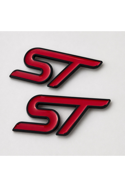şimika tuning tuningmarketim شعار السيارة ثلاثي الأبعاد باللونين الأحمر والأس...