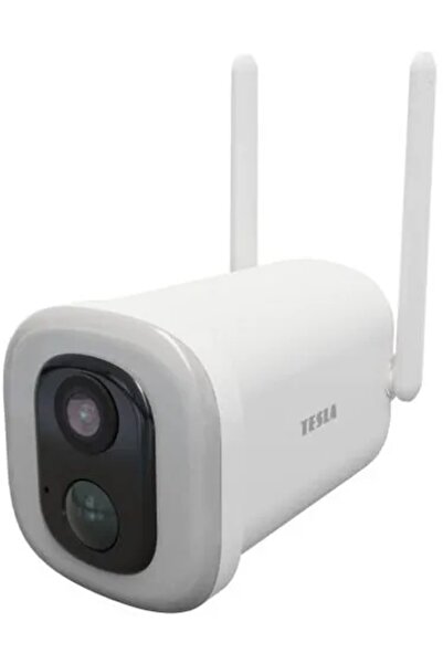 Tesla Smart Cameră TESLA Floodlight Battery TSL-CAM-BF100 albă