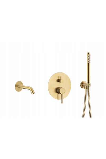 NO BRAND Set cadă încastrată KFA ARMATURA Moza 5039-401-31 Auriu
