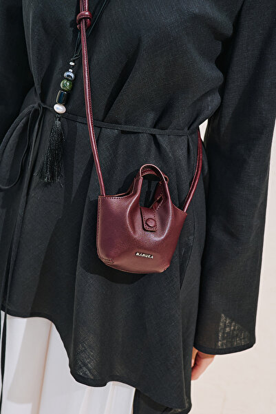Manuka Bonny Mini Crossbody Bag Bordo