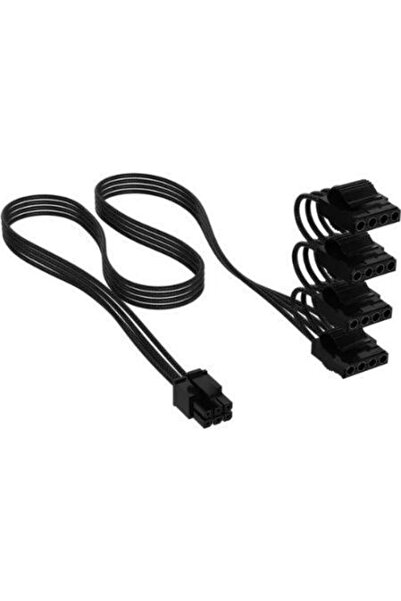Corsair Καλώδιο PSU, Τροφοδοσία PATA, Τύπου 4, 4 Συνδέσεις (Μαύρο)