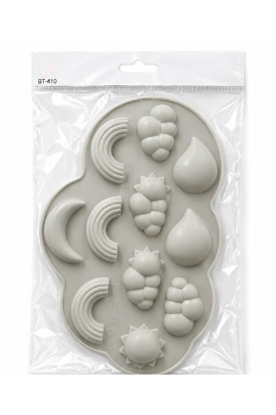 Adana Pasta Malzemeleri Bt-410 Rainbow Themed Cloud Silicone Mold 22 cm X 14 cm