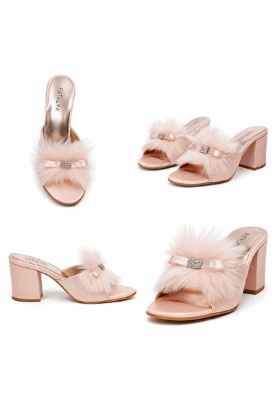 PATALYA Powder Stone Filled Heel Women's Slippers 625