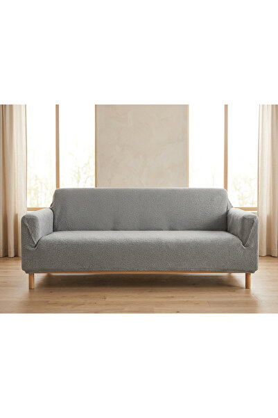 GENÇEV HOME COLLECTİONS Bohemian Lycra Sofa Cover Set 3+3+1+1 Soft Textured F...