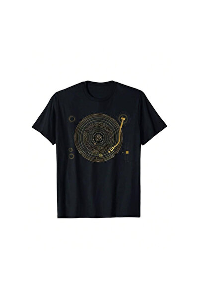 799 EDM T-Shirt Featuring Space DJ And Graphic Solar System Turntable.A Perfe...