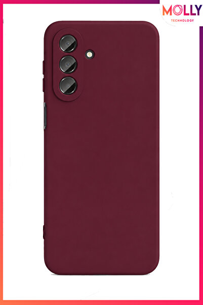 Molly SAMSUNG GALAXY A37 İçin Vişne Çürüğü Liquid İçi Kadife Mat Silikon Kılıf