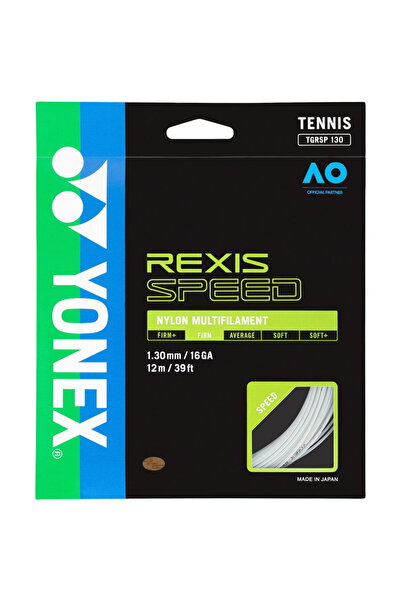 YONEX Racordaj Tenis Rexis Speed Grosime 1.25, lungime 12 m Alb