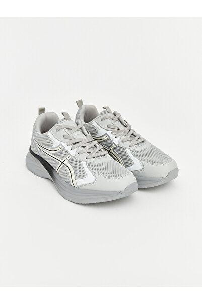 LC Waikiki Lcw Steps Gray Mesh Men's Sports Shoes