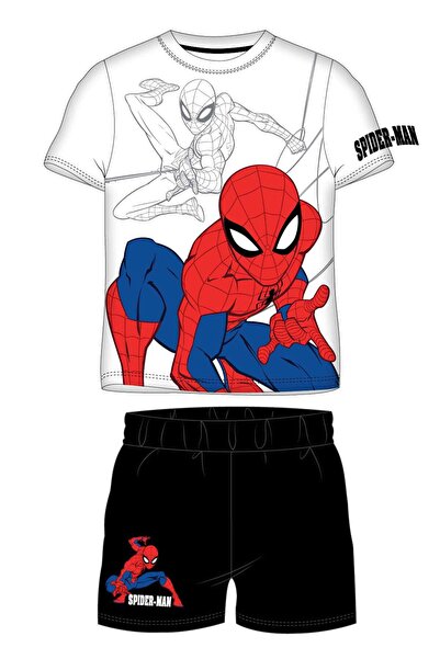 Marvel Spider-Man Classics Σπάιντερ-Μαν ασπρόμαυρες πυτζάμες 3-8 ετών με μεγά...