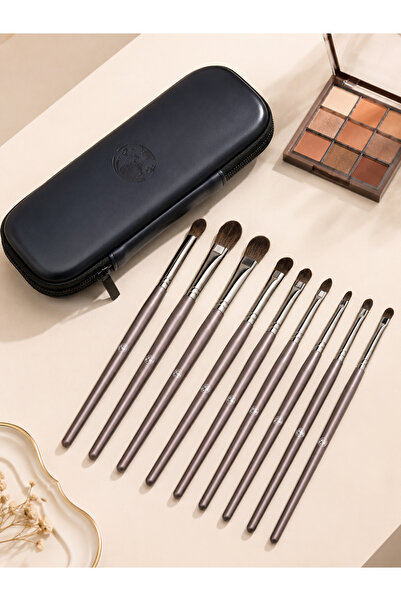 Yallabena Makeup Brush Set 10 Pieces – Professional Eyeshadow Brushes with Zi...