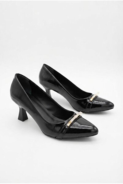fort 83541 Yanki Comfortable Stone Buckle Accessory 6 cm Heel Height Pointed ...