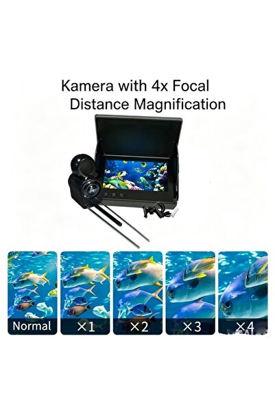 Garmin HD Visual Underwater Fishing Camera Kit With Cable Reel IR Night Visio...