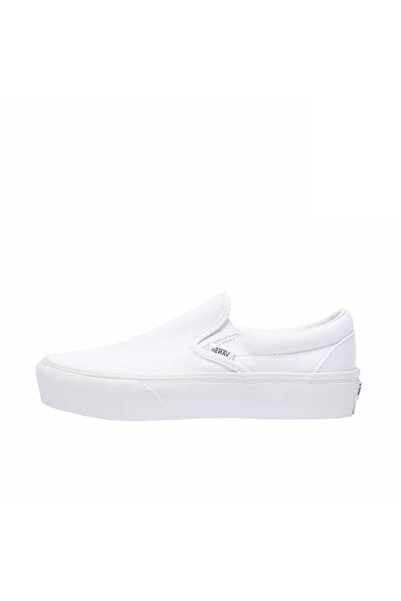 VANSEY VANS Classic Slip-on Shoes Pure White For Men/Women/Students