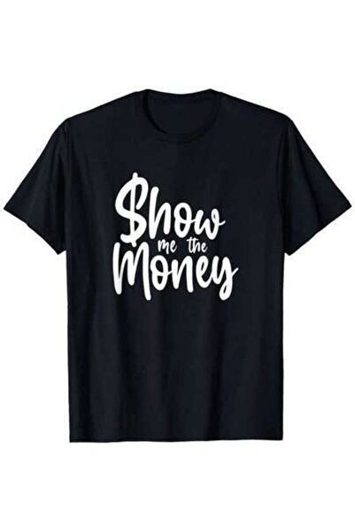 799 تي شيرت Show Me The Money - تي شيرت بأكمام قصيرة مطبوع عليه نقش النقود وا...