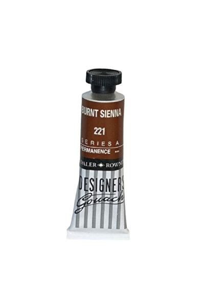 Daler Rowney -Gouache colours-15ml - Burnt sienna 221