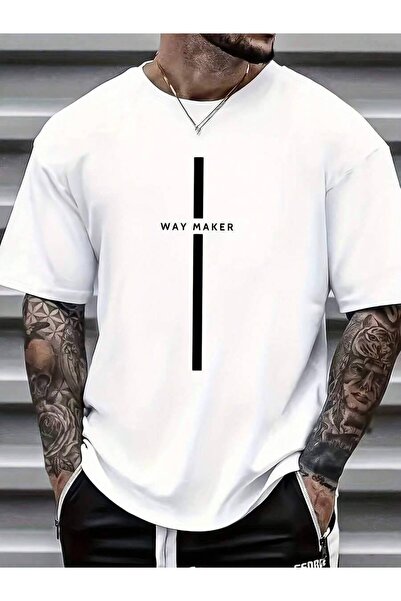 799 Summer Short-Sleeve Print T-Shirt, Versatile Men'S Base Layer