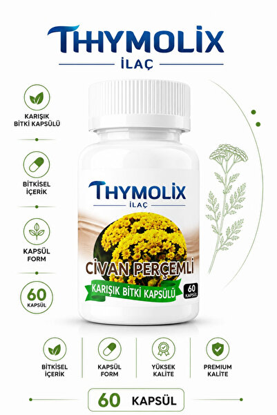 THYMOLİX İLAÇ Civan Perçemli Karışık Bitki Kapsülü – 60 Kapsül