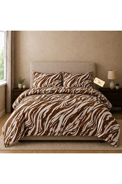View star Viewstar 4 Piece Microfiber Bedding Set, 1 Printed Duvet Cover, 1 F...