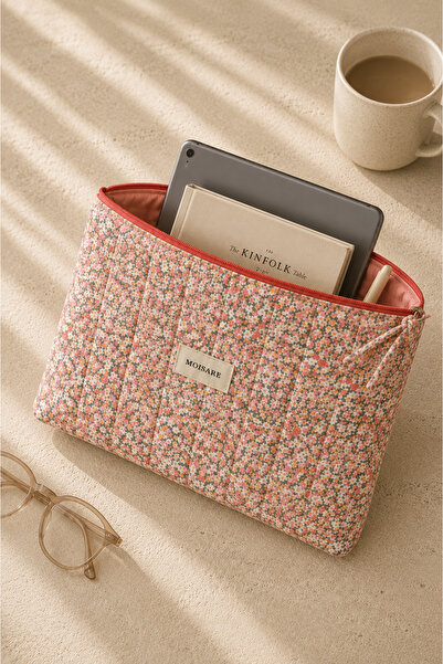 MOISARE 10 İnç Tablet Kılıfı 21x27 cm – Kapitoneli Organizer Çanta | Kitap Kı...