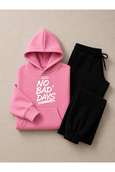 COMANCHERO Unisex No Bad Days Print Winter Top and Bottom Tracksuit Set